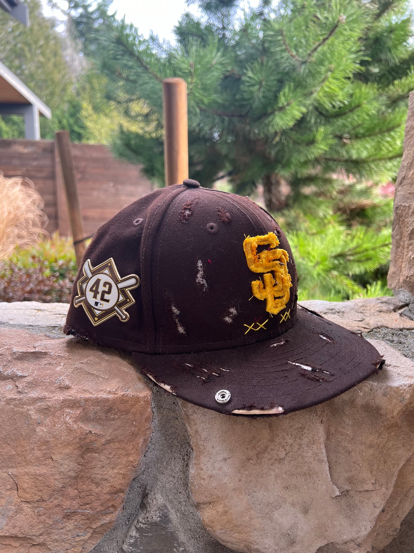 Custom Padres X Dead Roses 1/1 Lid