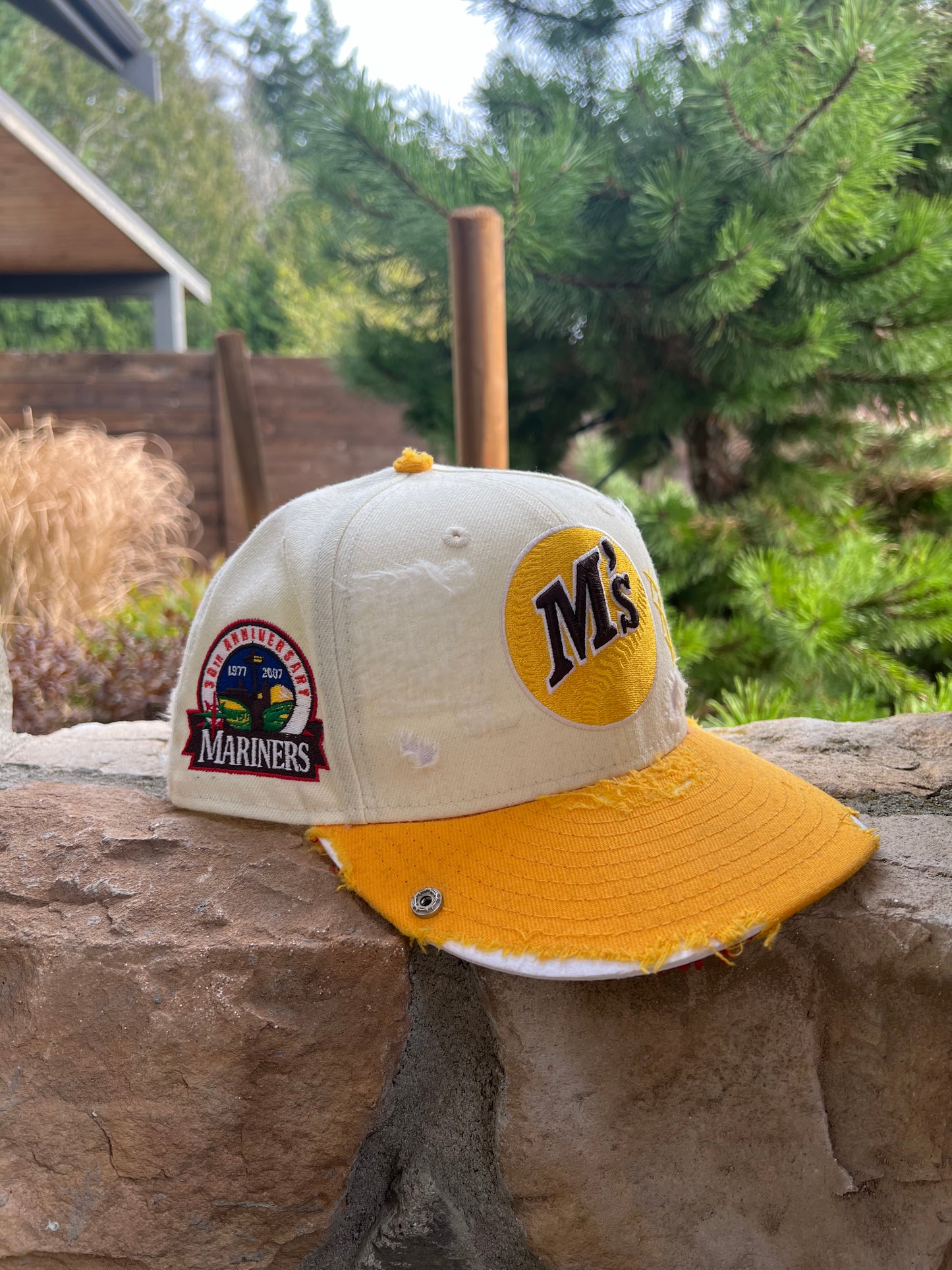 Custom Seattle Mariners X Dead Roses 1/1 Lid