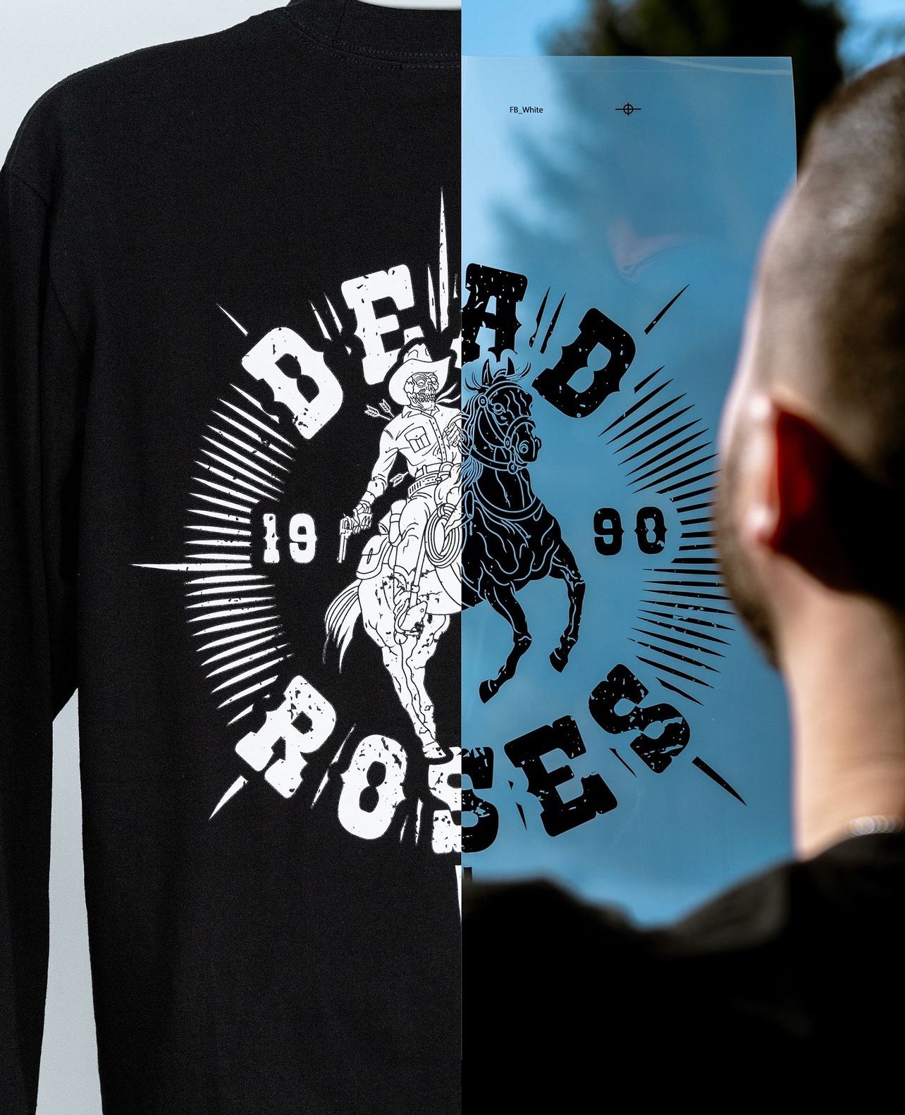 Dead Roses Western Long Sleeve